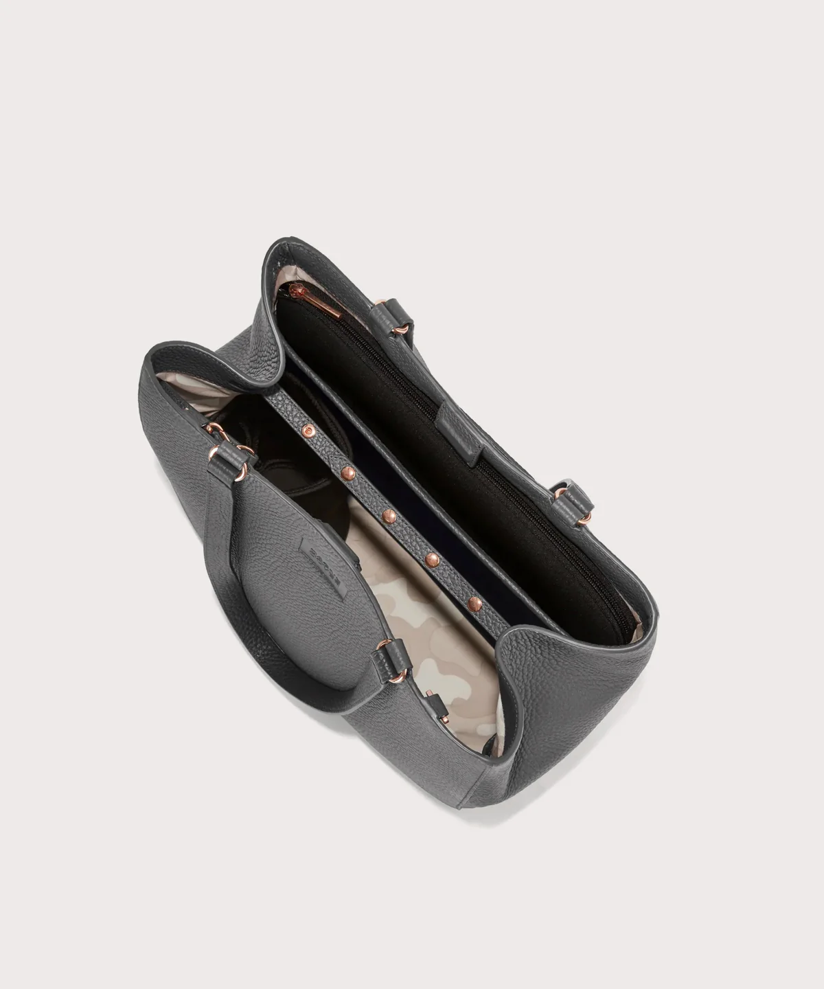 Allyn Tote in Graphite, Medium - Image 6