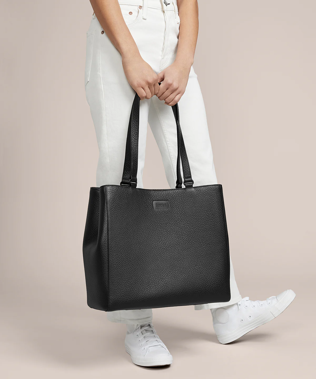 Allyn Tote in Graphite, Medium - Image 8