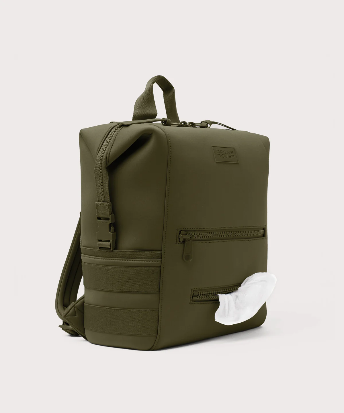 Indi Diaper Backpack in Dark Moss, Large - Image 6