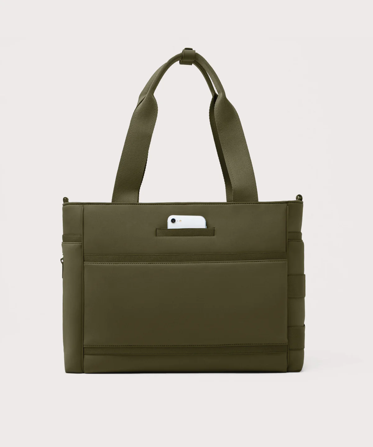 Wade Diaper Tote in Dark Moss - Image 5