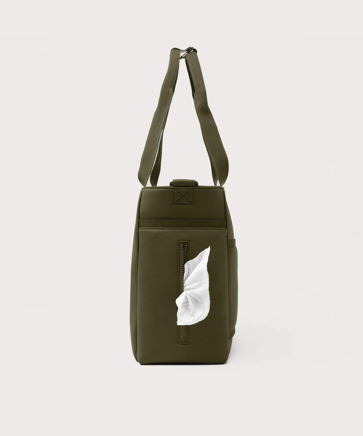Wade Diaper Tote in Dark Moss - Image 6