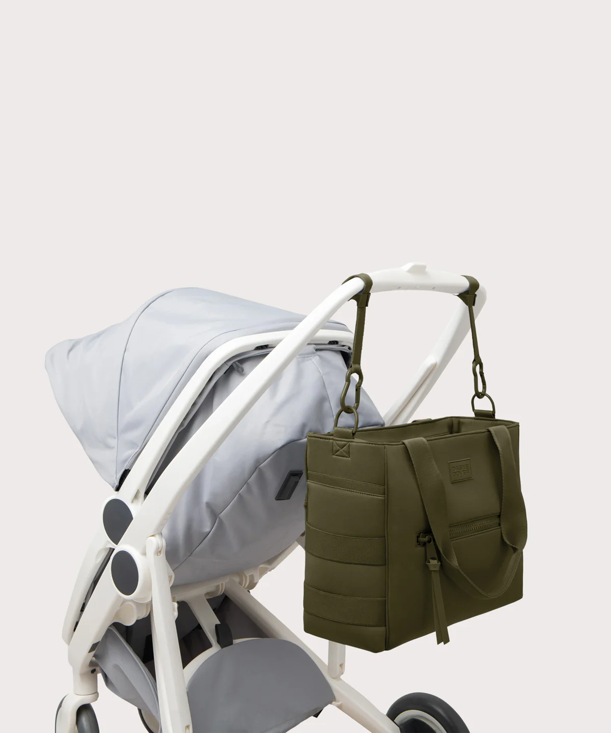 Wade Diaper Tote in Dark Moss - Image 7